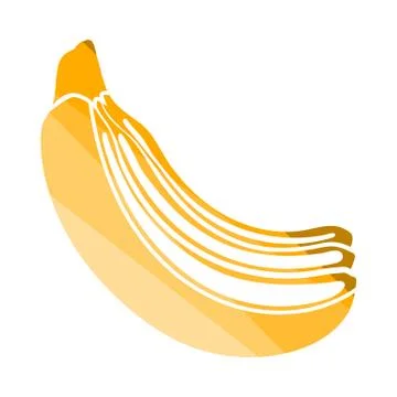 Icon Of Banana Stock Illustration