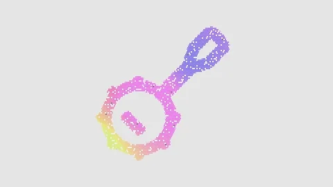 Icon banjo is made up of LED square shapes that shimmer and flicker. There are Stock Footage 296474109