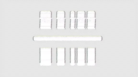 Icon barcode scan is distorted. Glitch. Noise, chromatic aberration, geometric Stock-Footage 305736014