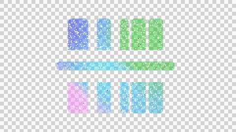 Icon barcode scan is made up of LED square shapes. There are bright diodes and 스톡 일러스트