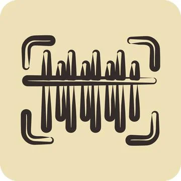 Icon Barcode Scan. related to Contactless symbol. glyph style. simple desig.. イラスト素材