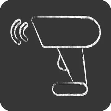 Icon Barcode Scanner. related to Black Friday symbol. shopping. simple illu.. Stock-Illustration