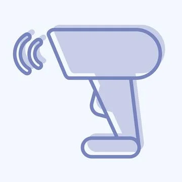Icon Barcode Scanner. related to Black Friday symbol. shopping. simple illu.. Stock-Illustration