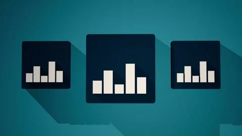 Icon bars Flat Animated mp4 Stock Footage 290089585