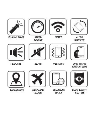 Icon Basic Button Stock Illustration