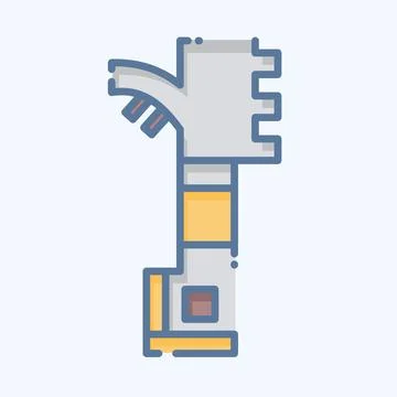 Icon Bee Hive Scraper. related to Apiary symbol. doodle style. simple desig.. 스톡 일러스트