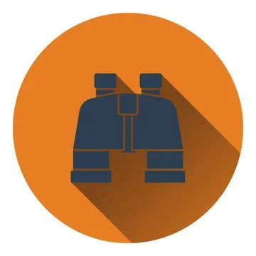 Icon of binoculars Stock Illustration