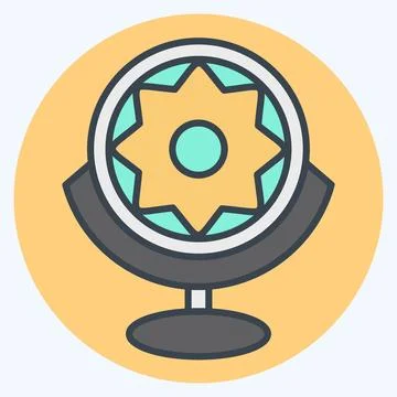 Icon Bionic Eye. related to Future Technology symbol. color mate style. sim.. Stock Illustration