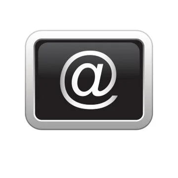 A icon black Stock Illustration