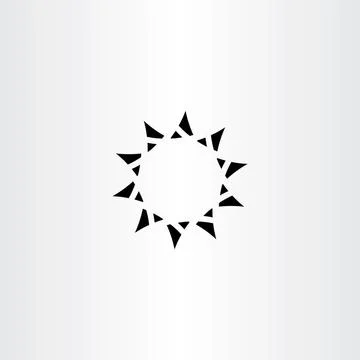Icon black star sign vector design Stock-Illustration