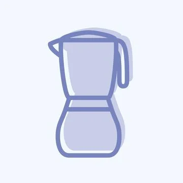 Icon Blender - Two Tone Style - Simple illustration,Editable stroke Stock Illustration