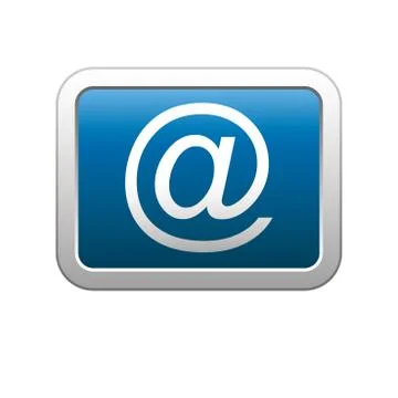 @ icon blue button Stock Illustration