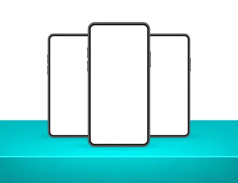 Icon with blue mobile ui and ux design on red background for web design. App  스톡 일러스트