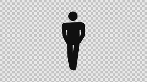 Icon body walk 動画素材 60921173