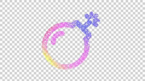 Icon bomb is made up of LED square shapes. There are bright diodes and there are Illustrazione stock