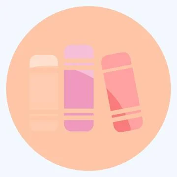 Icon Books. suitable for Mobile Apps symbol. flat style. simple design editab Stock Illustration