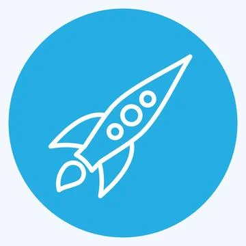 Icon Boosting Algorithms. related to Machine Learning symbol. blue eyes sty.. Stock Illustration