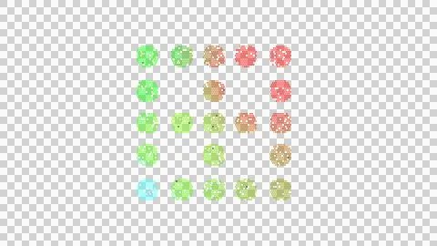 Icon border none is made up of LED square shapes. There are bright diodes and Stock Illustration
