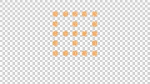 Icon border none is made of yellow grains of sand. Some grains of sand fall Stock Illustration
