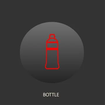 Icon bottle Stock Illustration