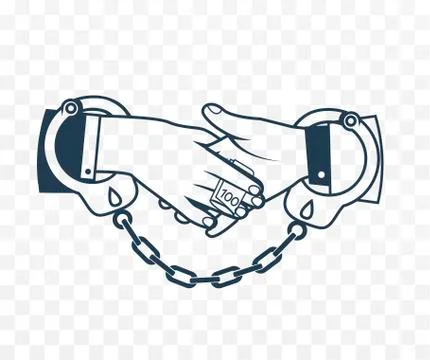 Icon bribery as the concept Stock Illustration