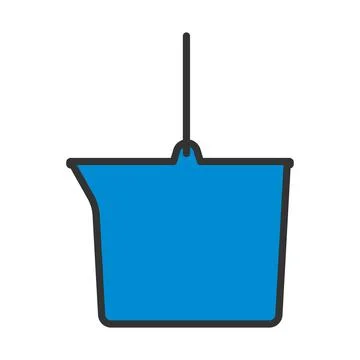 Icon Of Bucket Stock Illustration