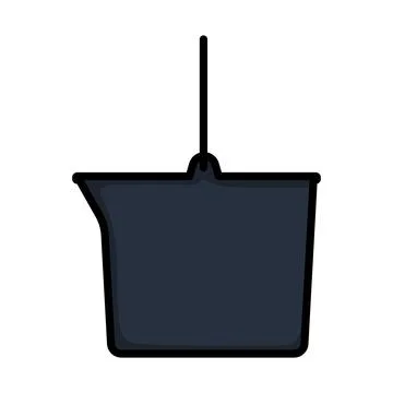 Icon Of Bucket Stock Illustration