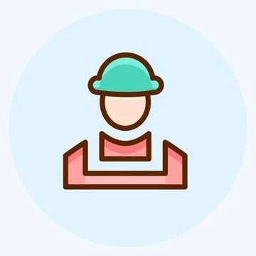 Icon Builder. suitable for building symbol. flat style. simple design editabl Ilustración de archivo