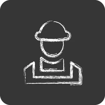 Icon Builder. suitable for building symbol. chalk Style. simple design edit.. Ilustración de archivo