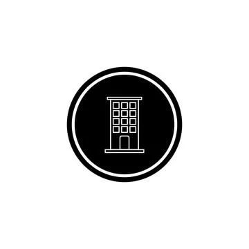 Icon building vector Stock Illustration