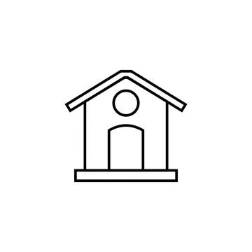 Icon building vector Stock Illustration