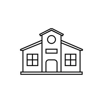Icon building vector Stock Illustration