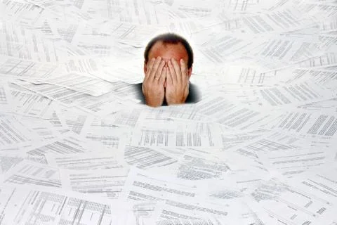 Icon bureaucracy Foto stock
