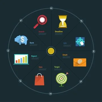 Icon Business Stock Illustration