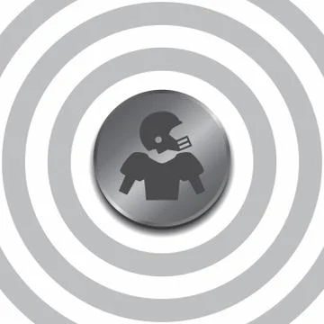 Icon button Illustrazione stock