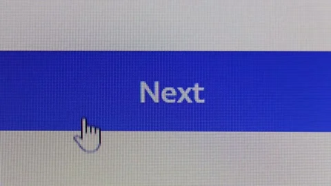 The icon is a button on the next screen in the browser on the website. Video stock 237496163