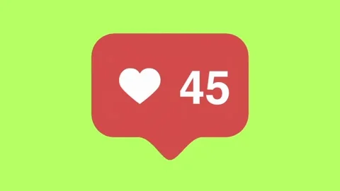 Icon  button notification animation  isolated on green screen  background Stock Footage 301211366