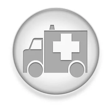 Icon, Button, Pictogram Ambulance Stock Illustration