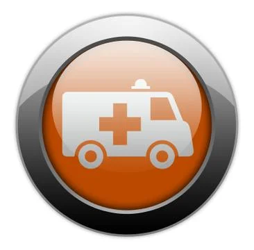 Icon, Button, Pictogram Ambulance Stock Illustration
