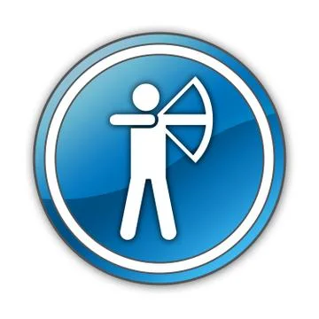 Icon, Button, Pictogram Archery Stock-Illustration
