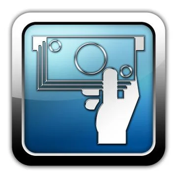 Icon, button, pictogram atm Ilustración de archivo