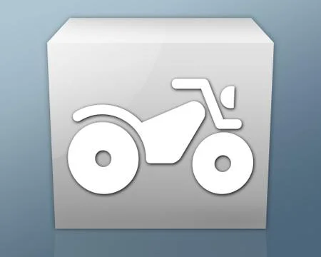 Icon, button, pictogram atv Stock Illustration
