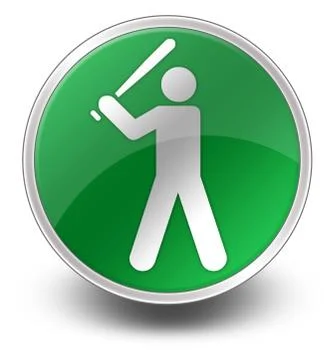 Icon, button, pictogram baseball Stock-Illustration
