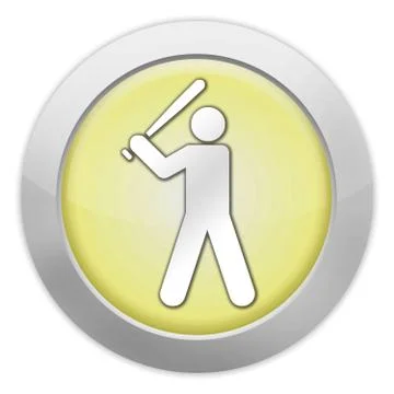 Icon, button, pictogram baseball Stock-Illustration