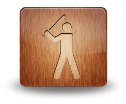 Icon, button, pictogram baseball Ilustración de archivo