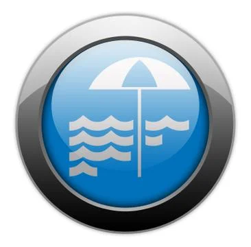 Icon, Button, Pictogram Beach イラスト素材
