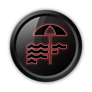 Icon, Button, Pictogram Beach イラスト素材
