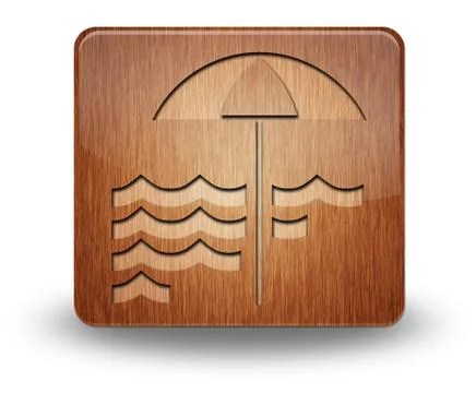 Icon, Button, Pictogram Beach 스톡 일러스트