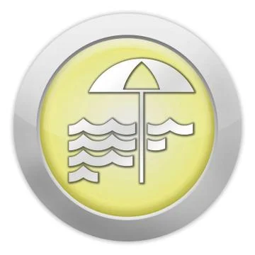 Icon, Button, Pictogram Beach Ilustración de archivo