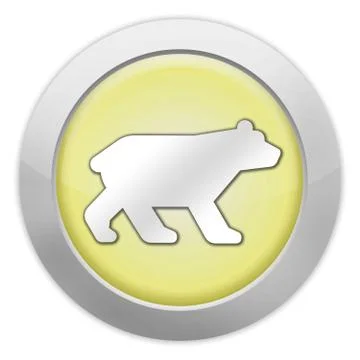 Icon, Button, Pictogram Bear Stock Illustration